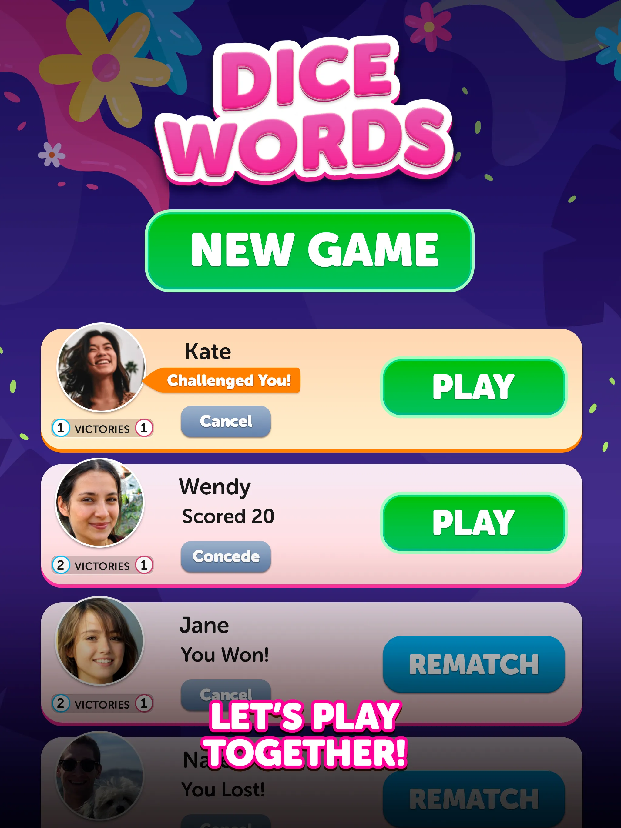 Dice Words - Fun Word Game | Indus Appstore | Screenshot