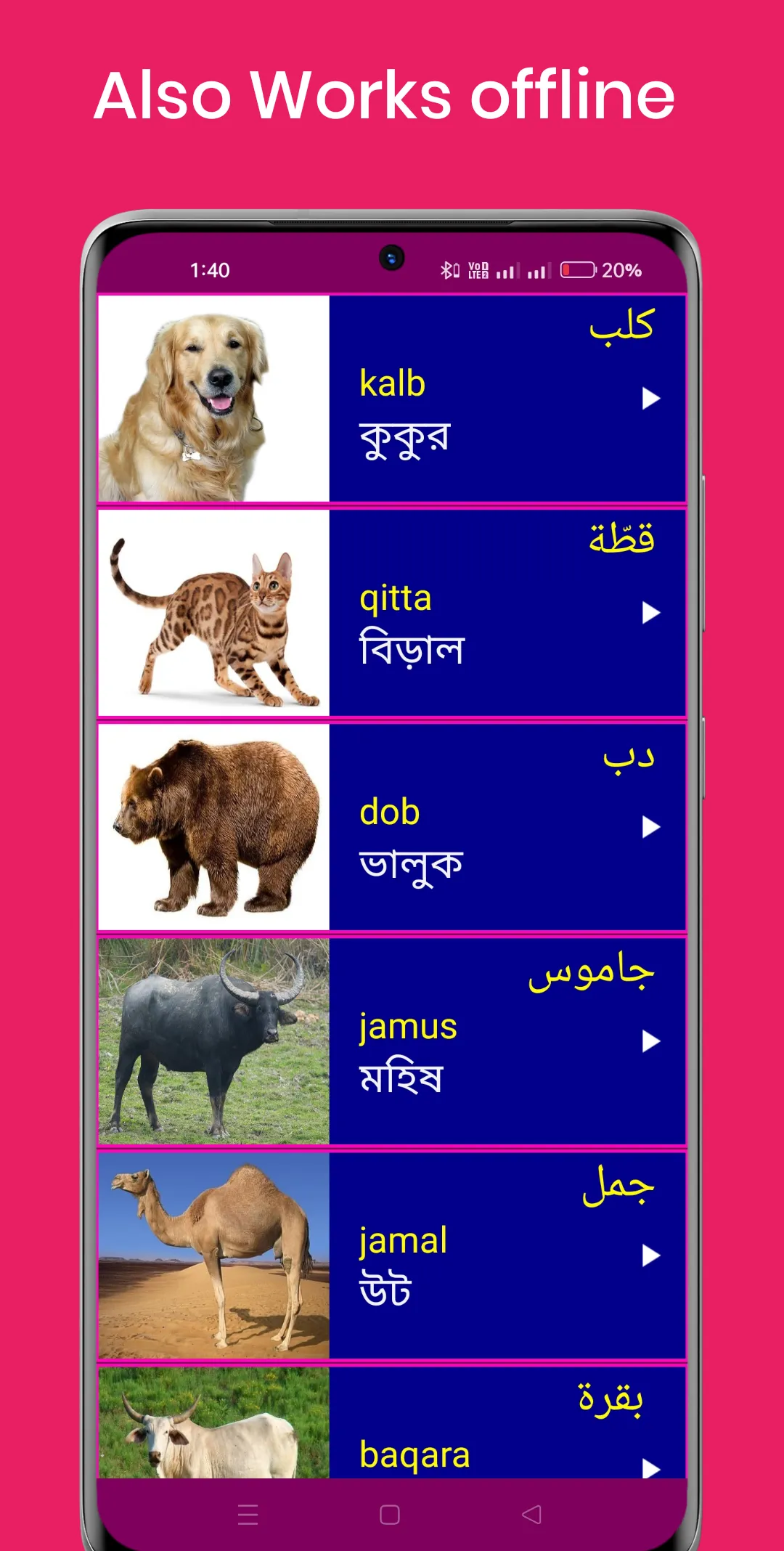 Learn Arabic From Bangla | Indus Appstore | Screenshot