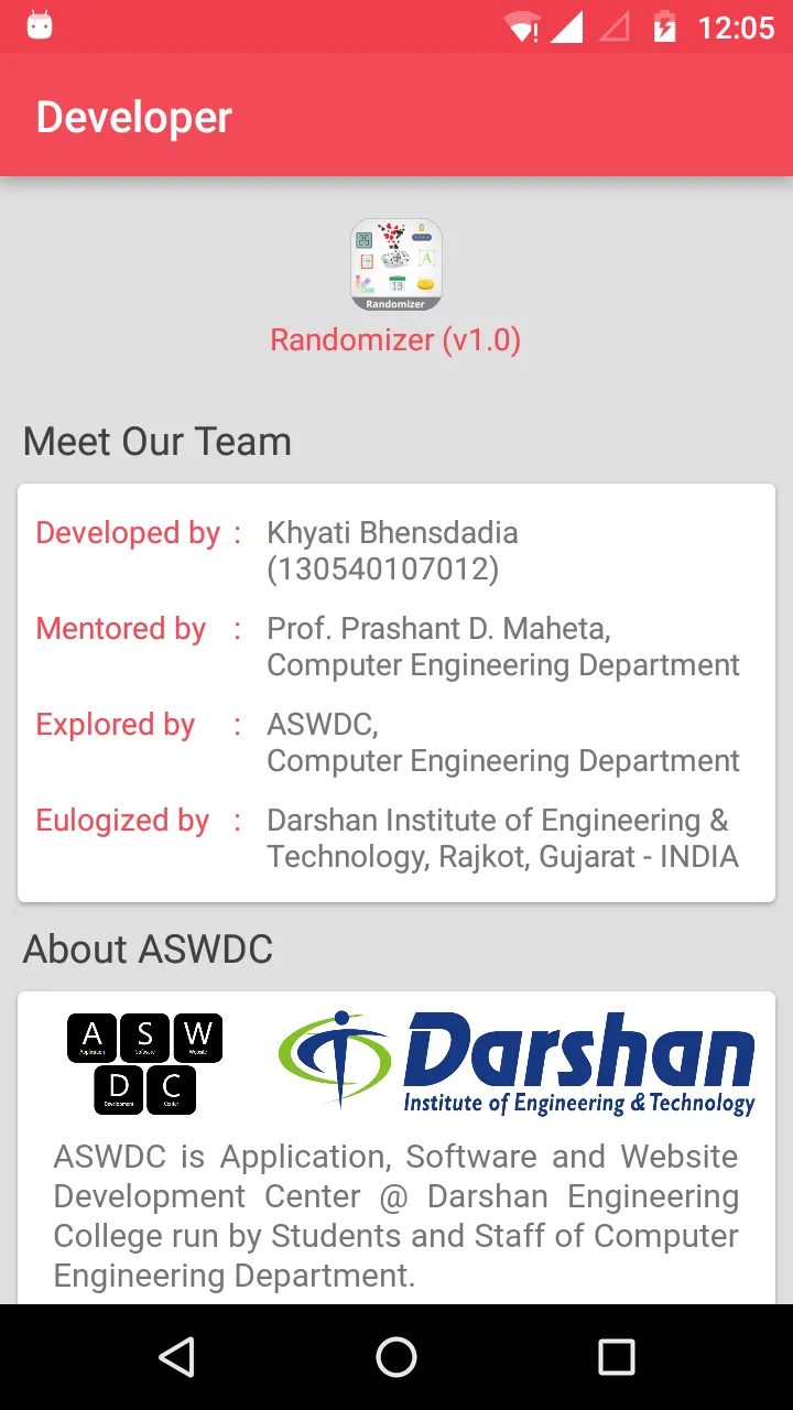 Randomizer | Indus Appstore | Screenshot