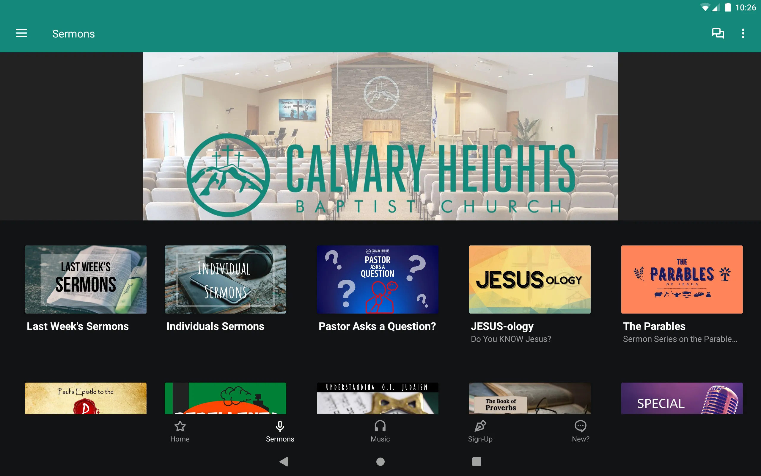 Calvary Heights Baptist Church | Indus Appstore | Screenshot