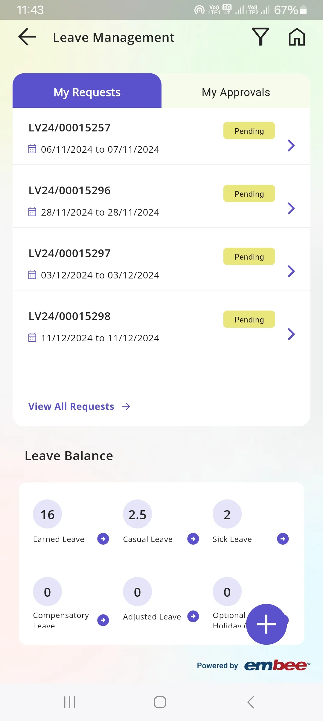 Octane HCM App | Indus Appstore | Screenshot