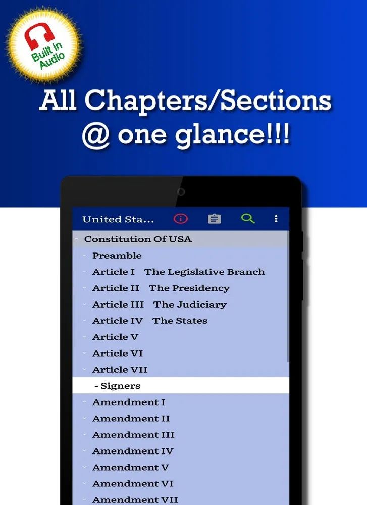 United States Constitution | Indus Appstore | Screenshot