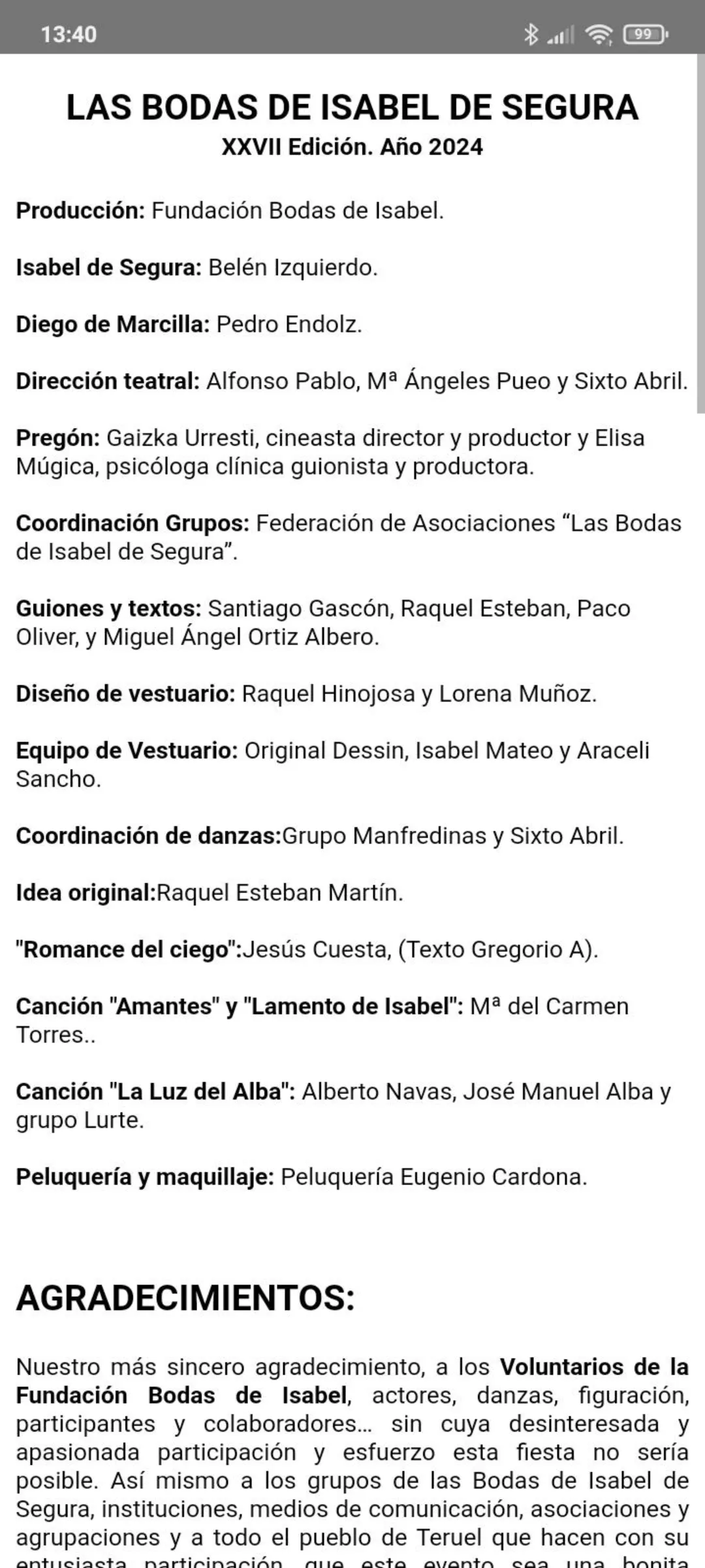 Las Bodas de Isabel de Segura | Indus Appstore | Screenshot