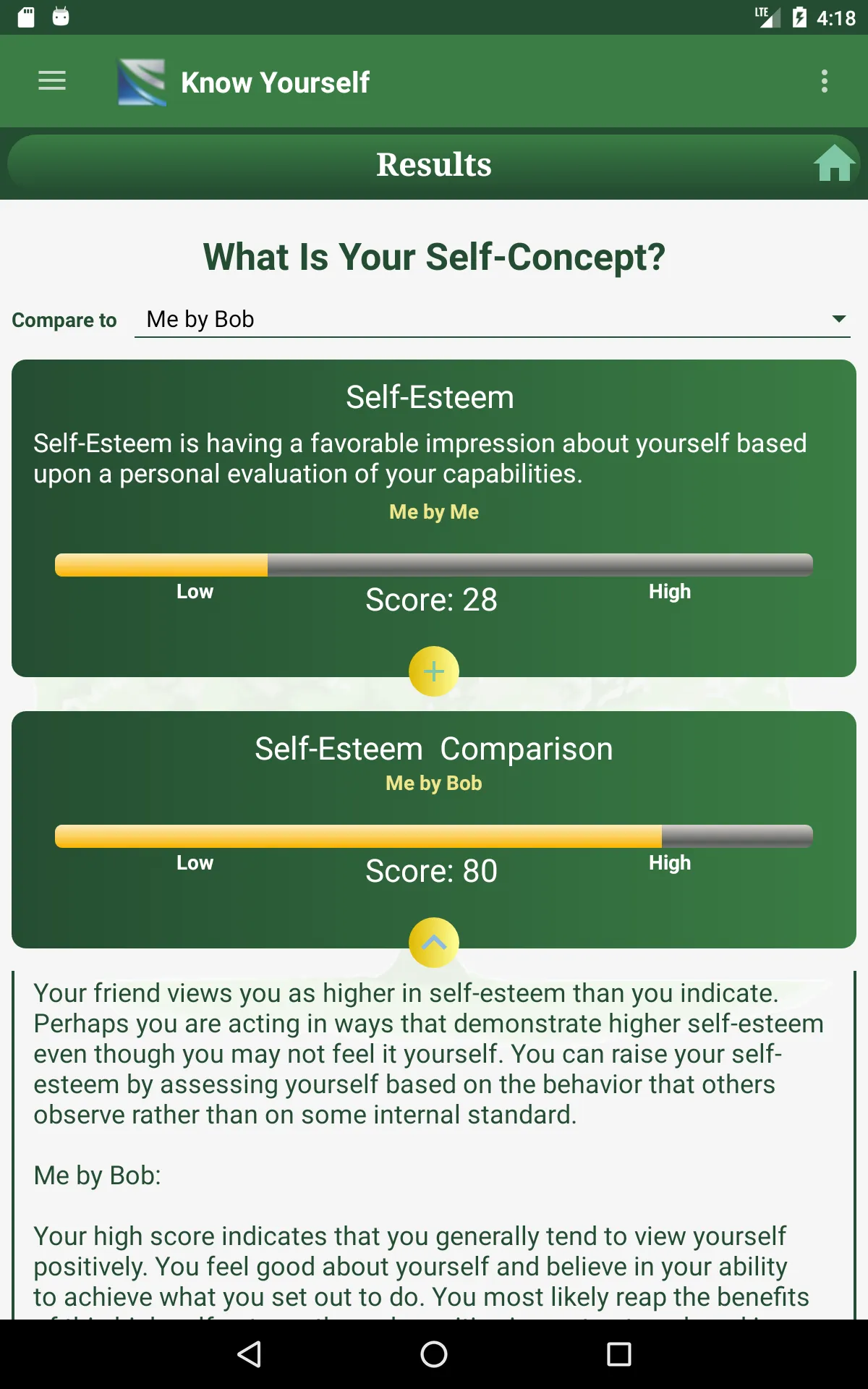 Know Yourself Personality Test | Indus Appstore | Screenshot