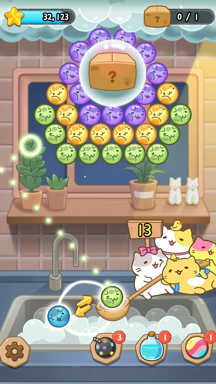 MitchiriNeko Bubble: Shooter | Indus Appstore | Screenshot