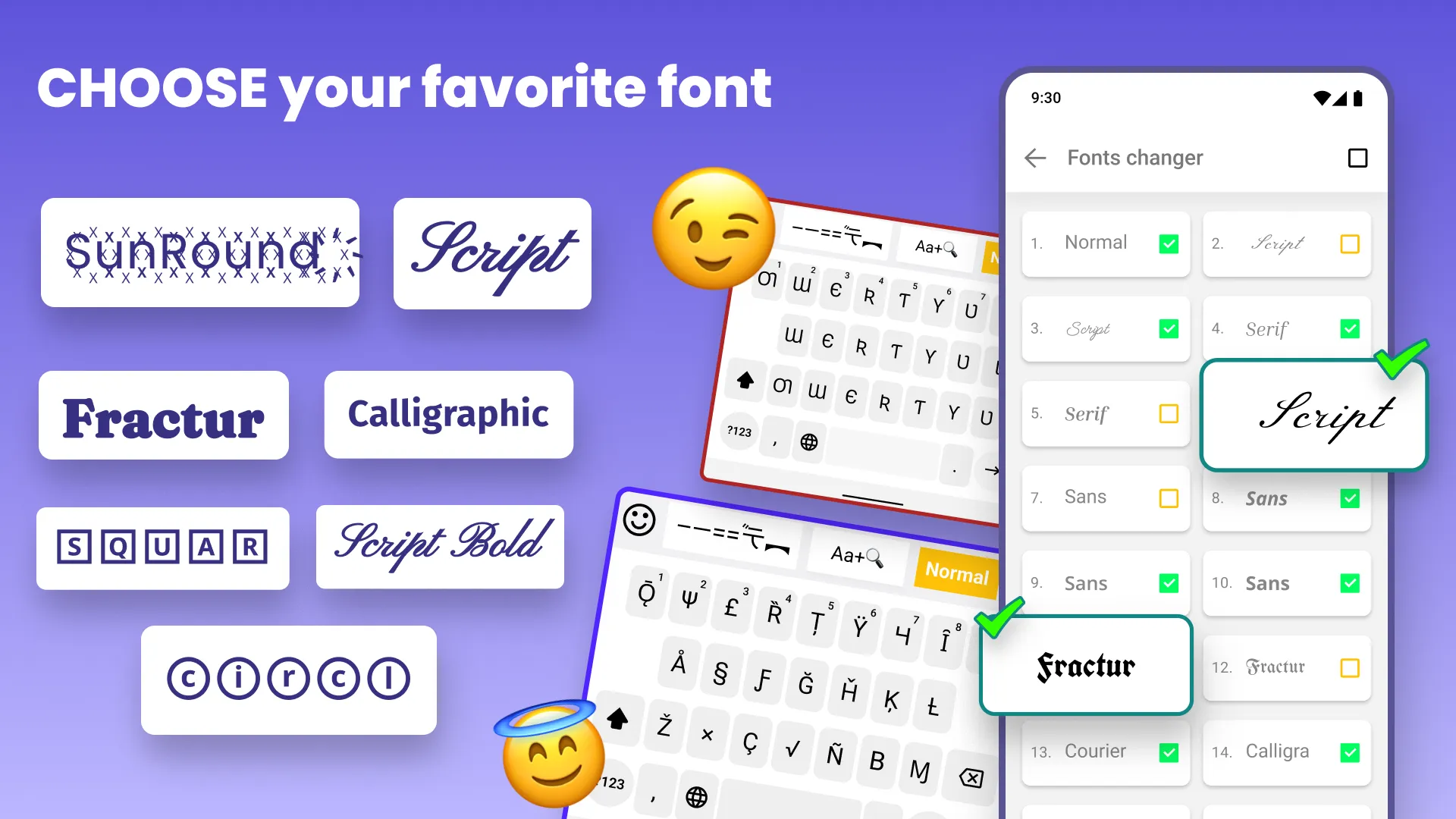 Fonts Keyboard - Fonts & Emoji | Indus Appstore | Screenshot