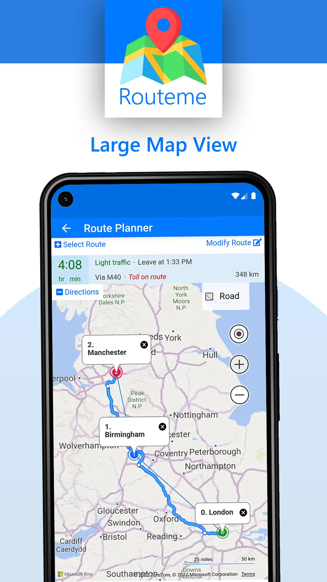 Routeme - Route Planner & Maps | Indus Appstore | Screenshot