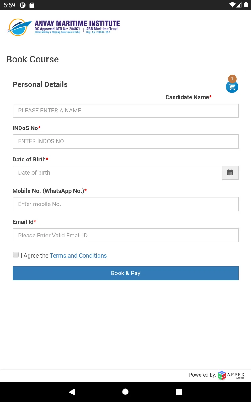 Anvay Maritime Institute | Indus Appstore | Screenshot