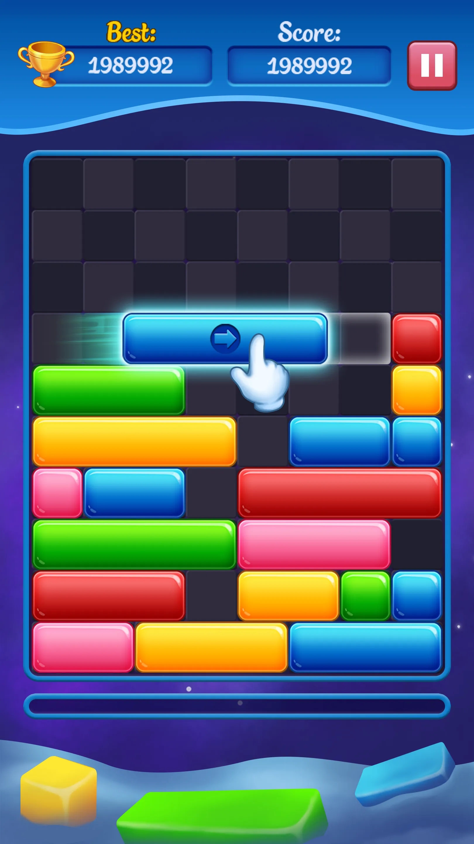 Jewel Drop Down Block Puzzle | Indus Appstore | Screenshot