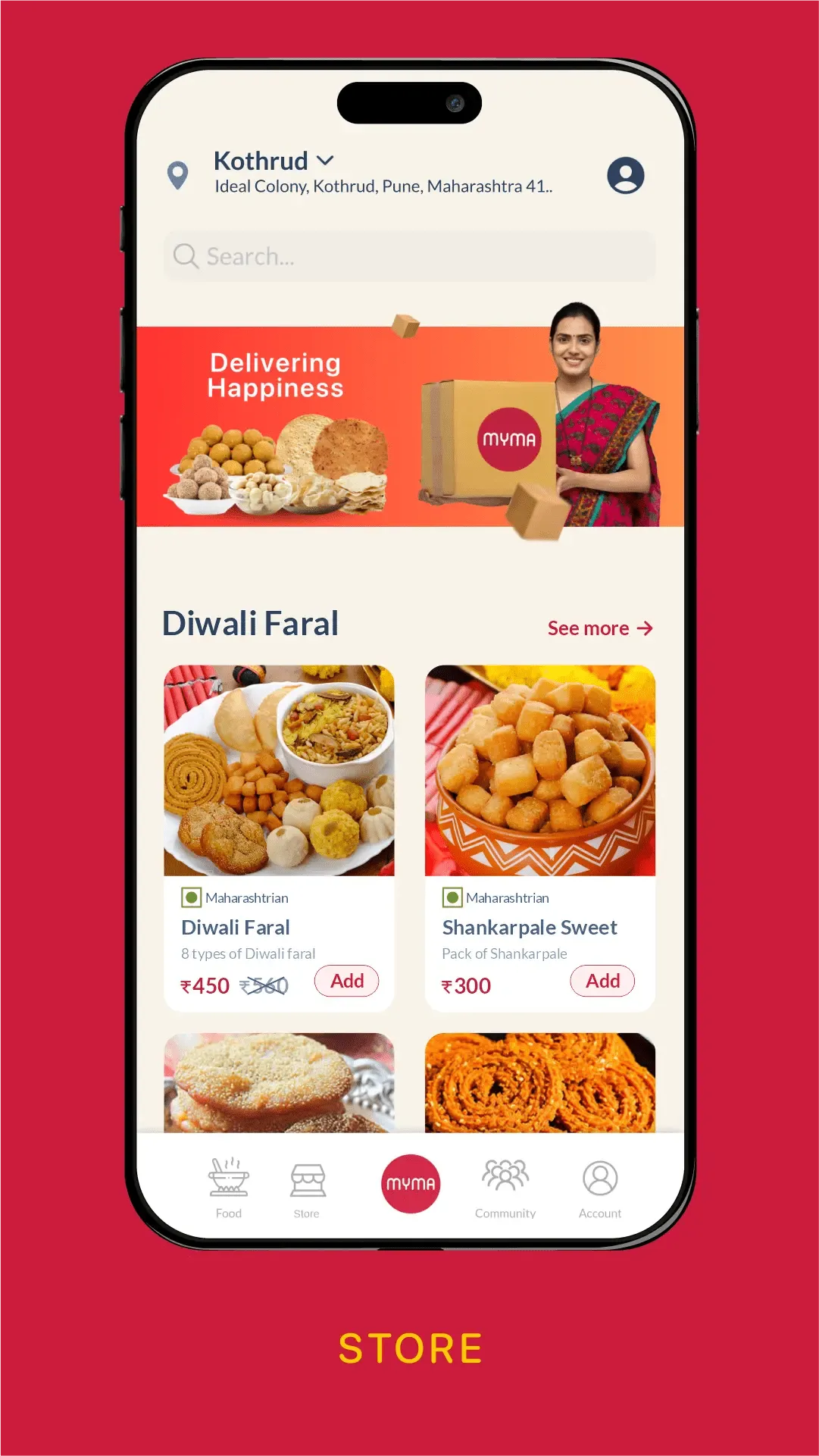 Myma - Home Food & Products | Indus Appstore | Screenshot