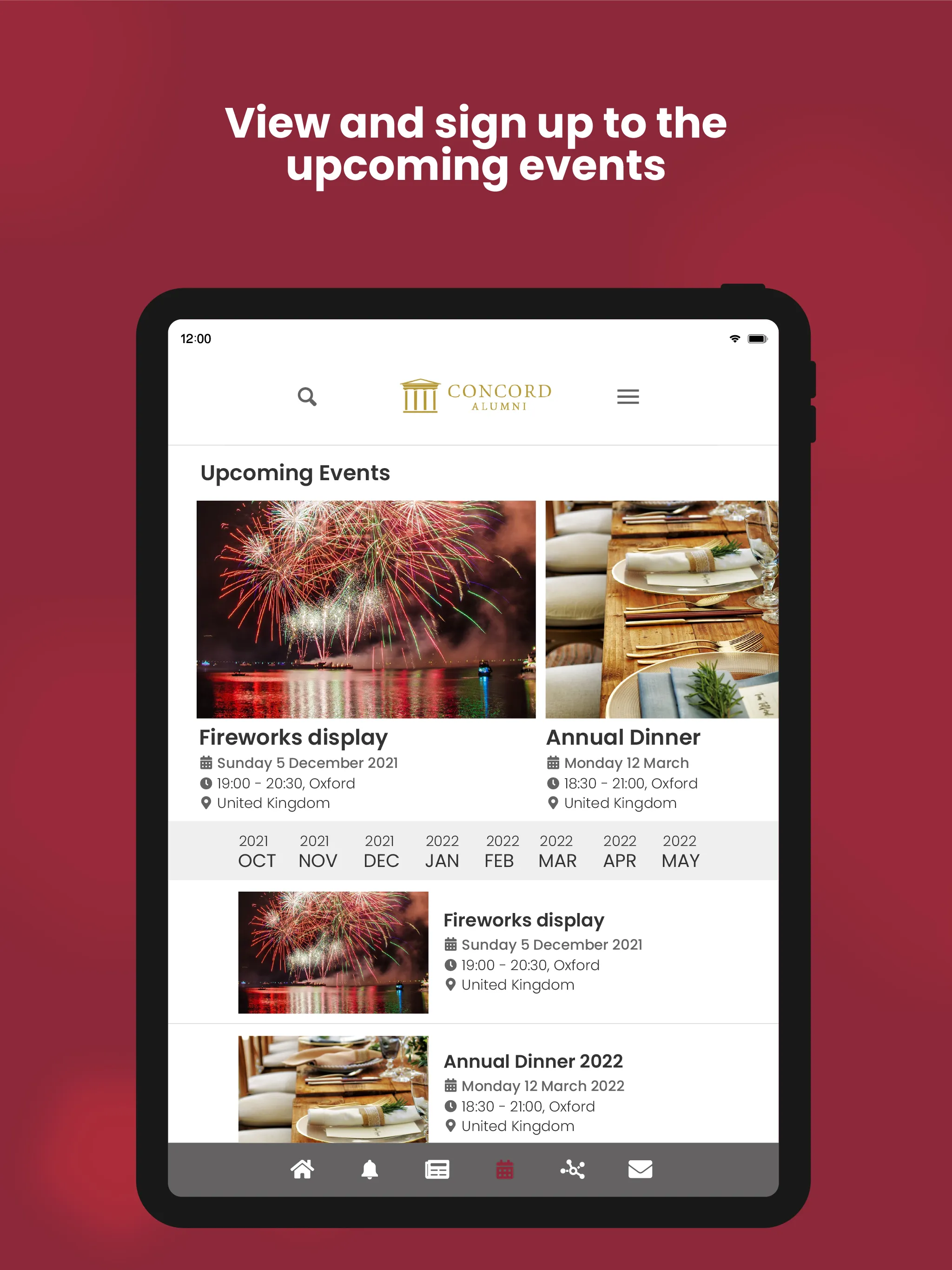 Concord College Alumni Network | Indus Appstore | Screenshot