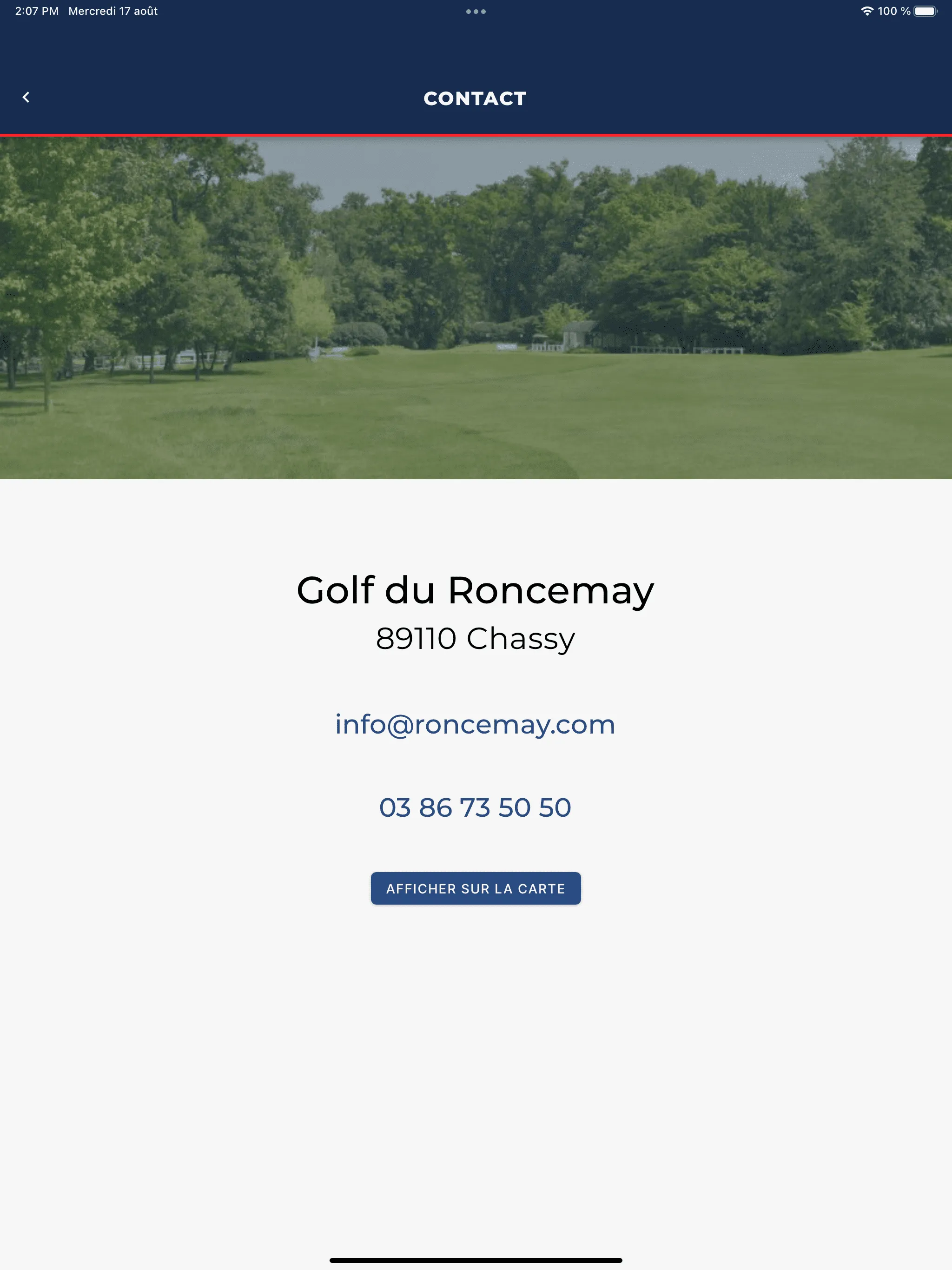 Golf du Roncemay | Indus Appstore | Screenshot