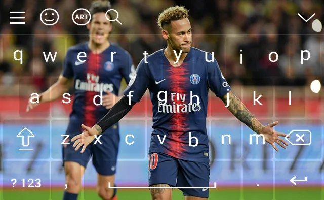 Neymar Jr Keyboard Theme 2023 | Indus Appstore | Screenshot