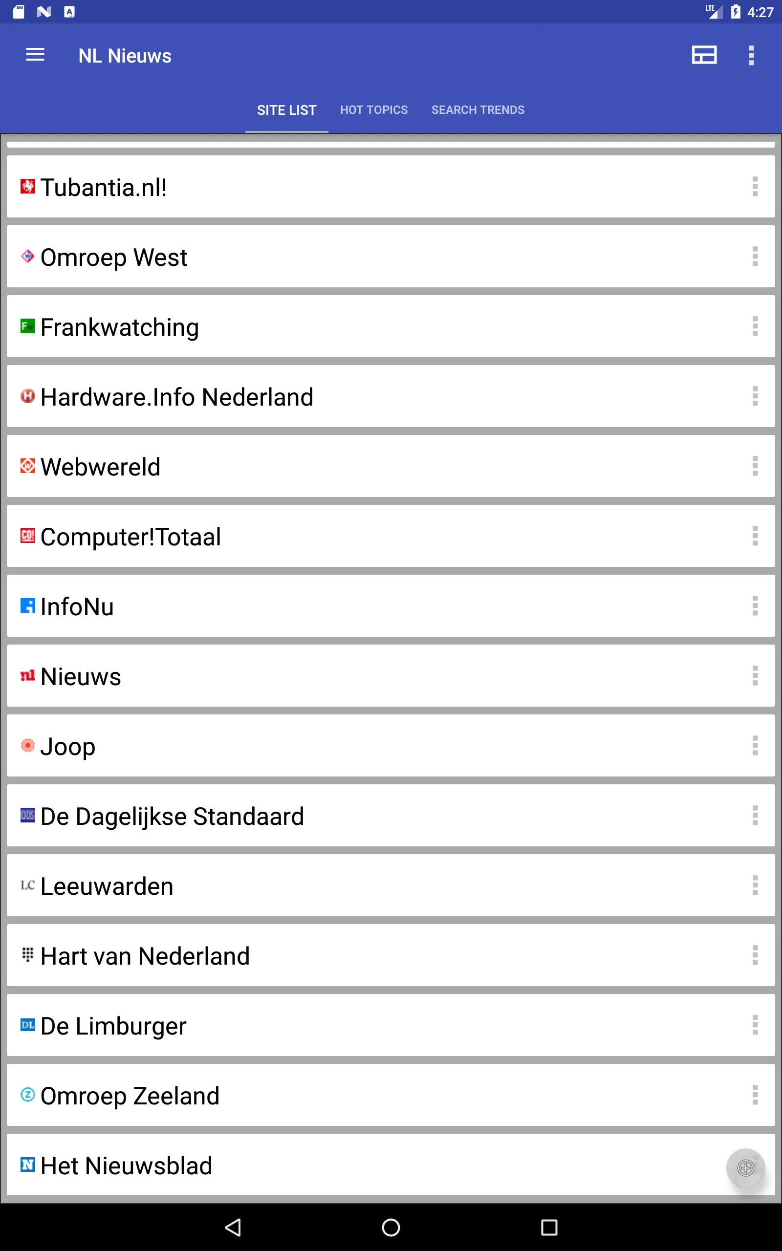 Laatste nieuws | Indus Appstore | Screenshot