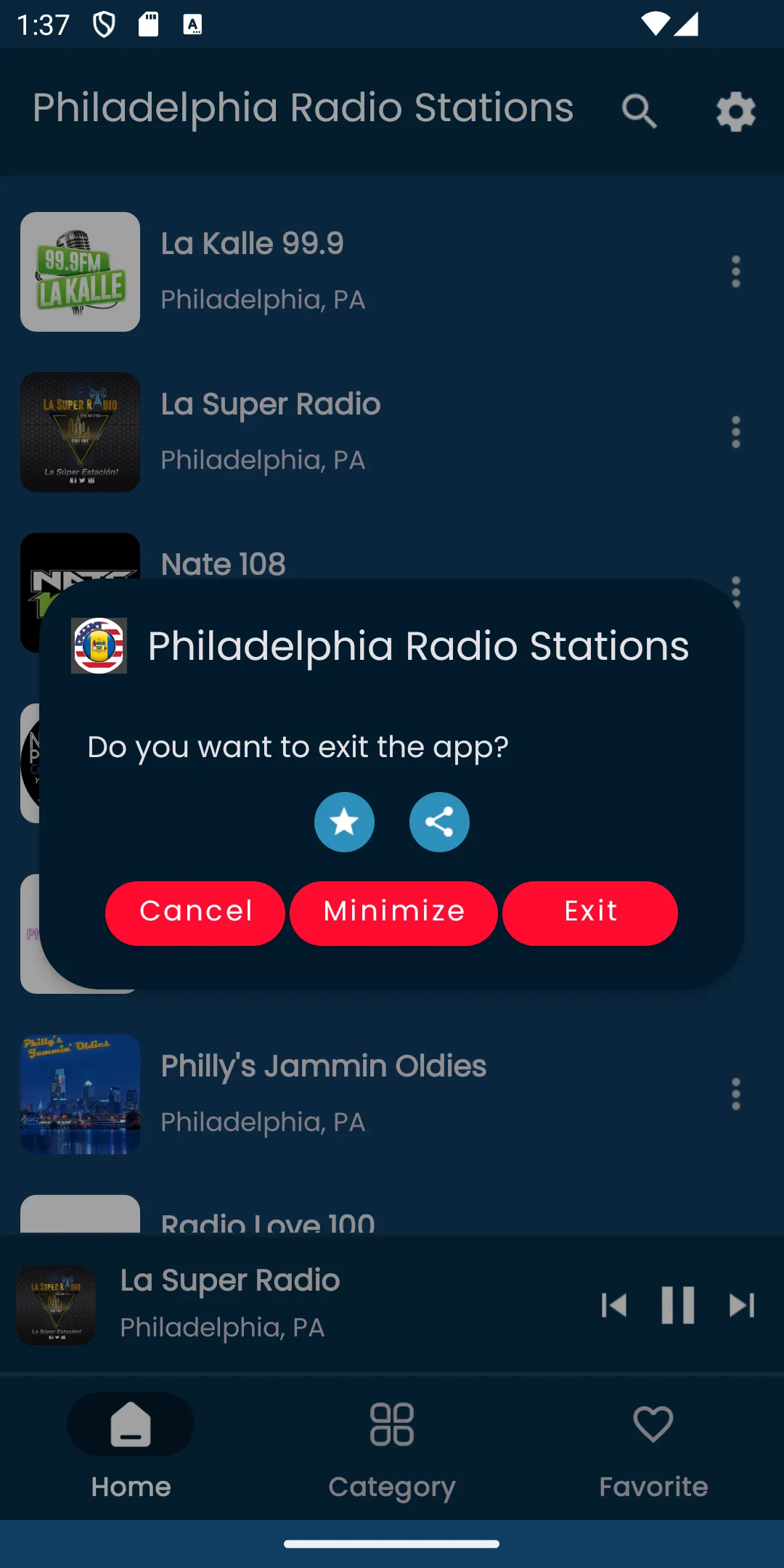 Radios from Philadelphia | Indus Appstore | Screenshot