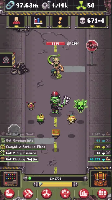 Idle Atomic: RPG Survival | Indus Appstore | Screenshot