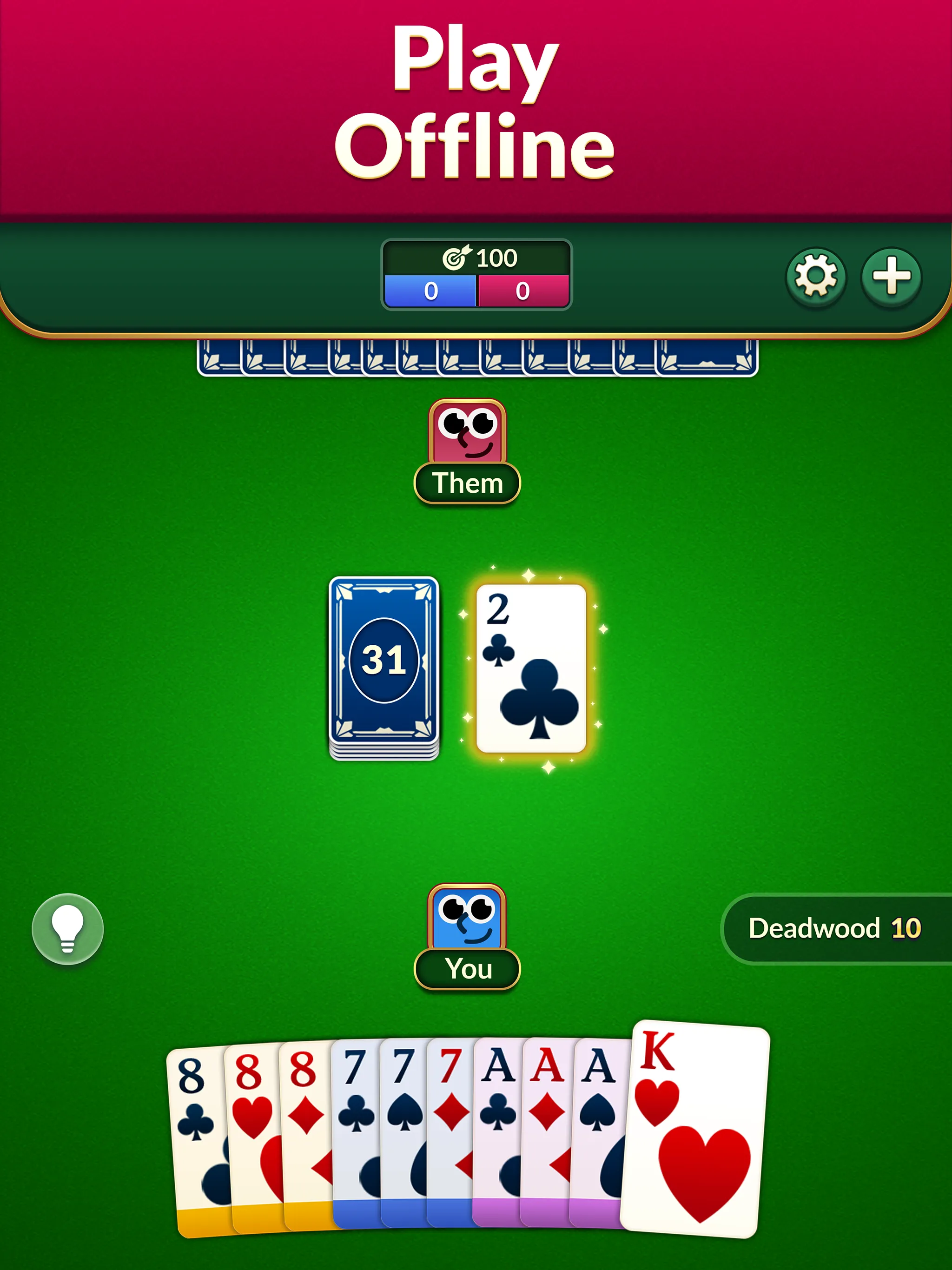 Gin Rummy: Classic Card Games | Indus Appstore | Screenshot