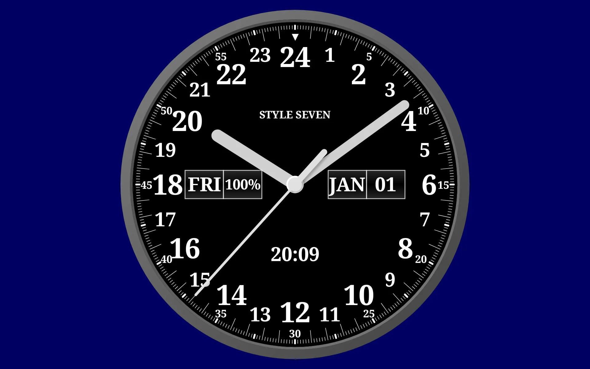 Analog Clock 24-7 | Indus Appstore | Screenshot