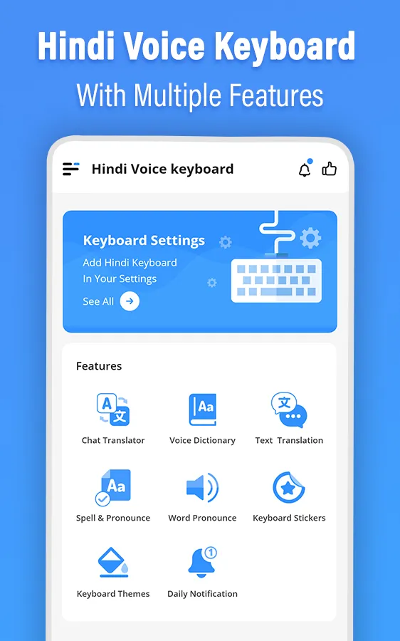 Hindi Chat Translator Keyboard | Indus Appstore | Screenshot