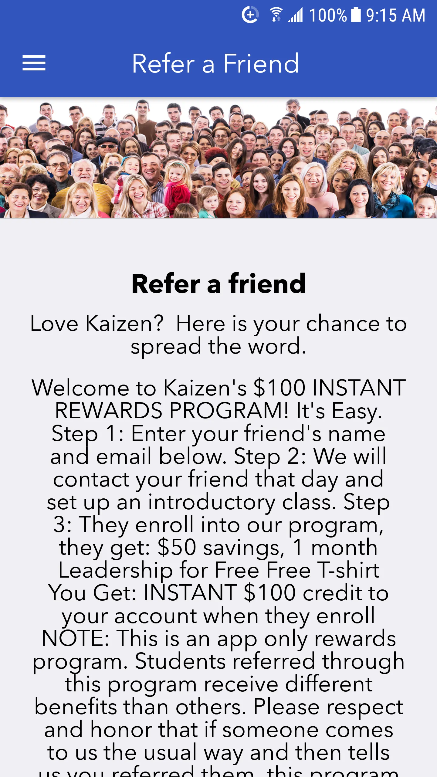 Kaizen Martial Arts | Indus Appstore | Screenshot