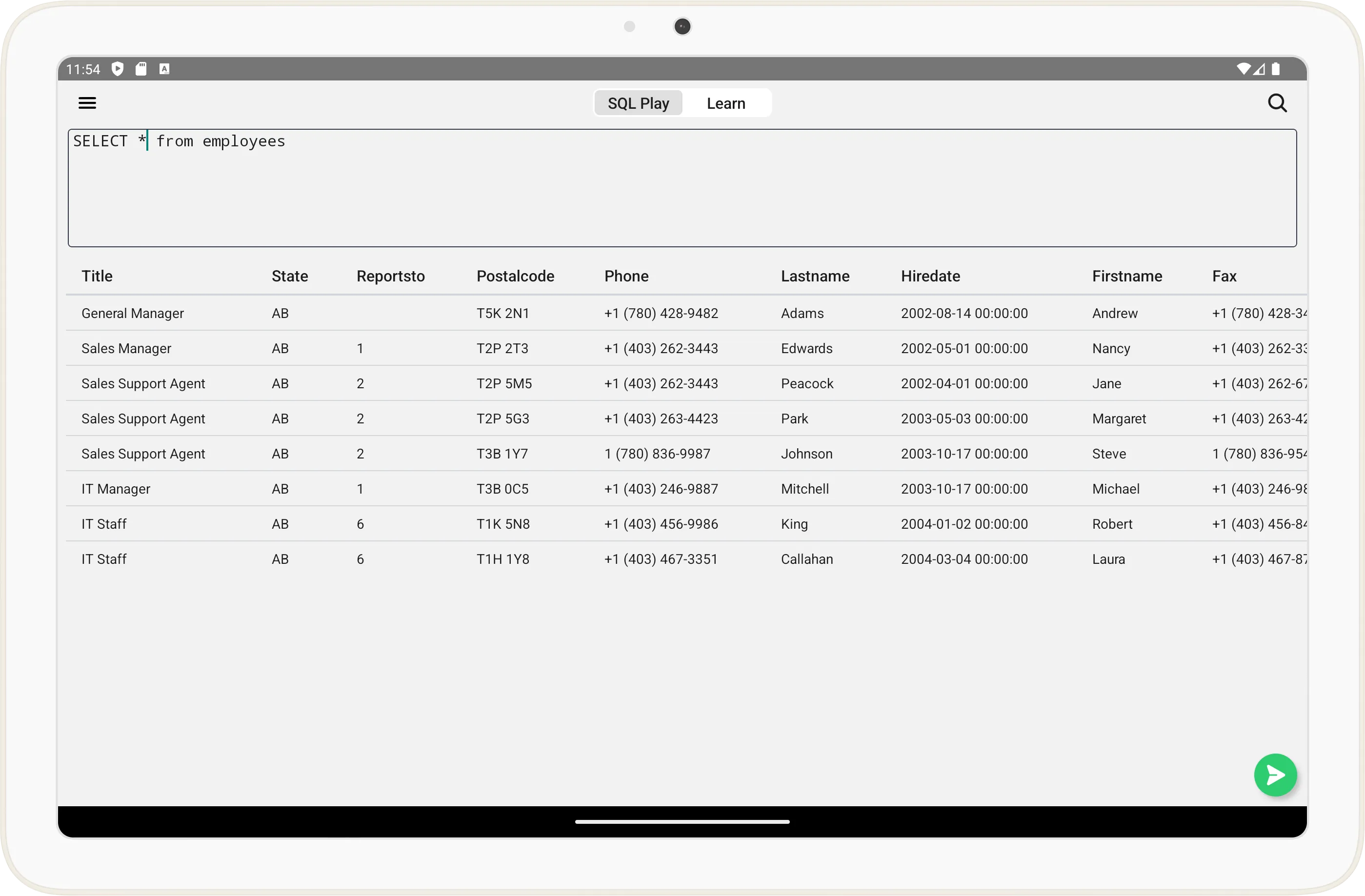 SQL Play — Learn SQL | Indus Appstore | Screenshot