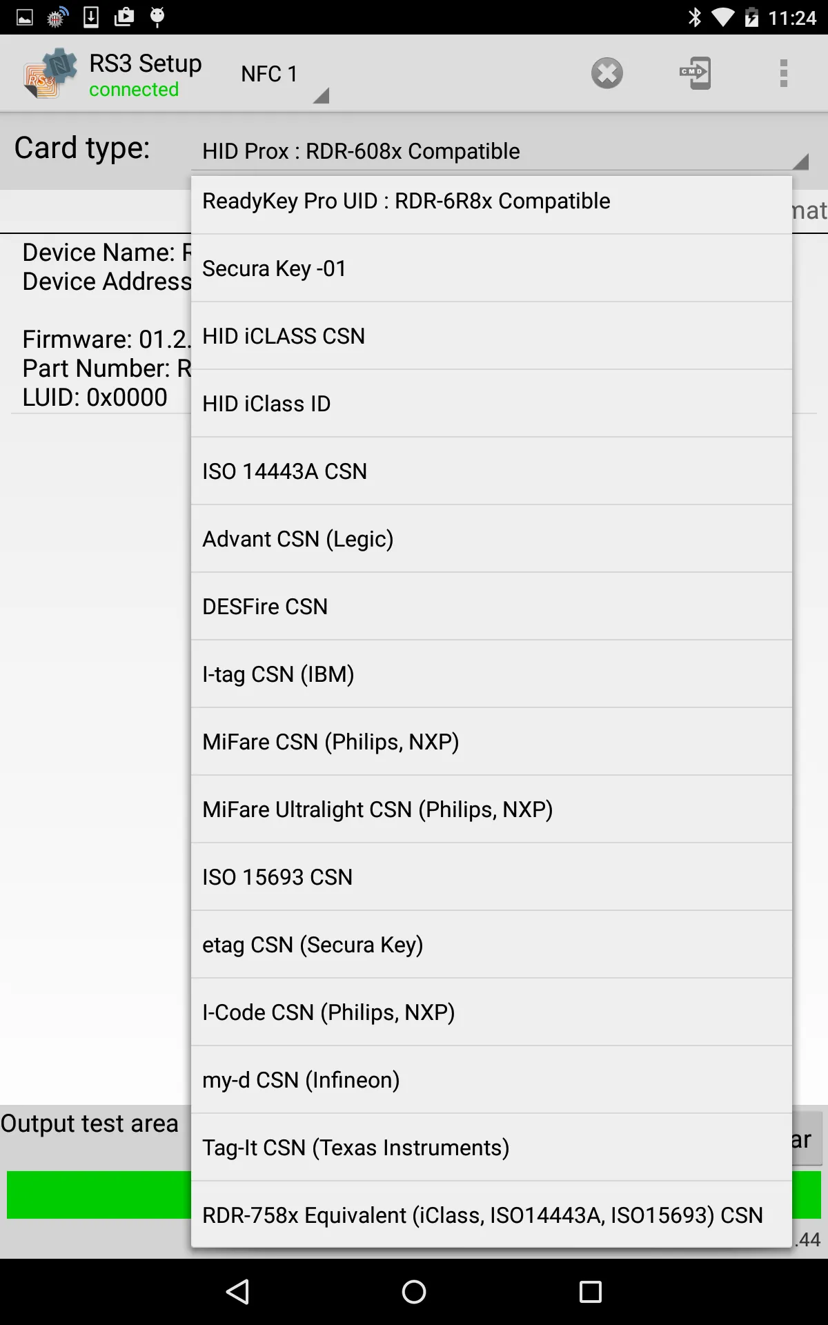 RS3 NFC Setup | Indus Appstore | Screenshot