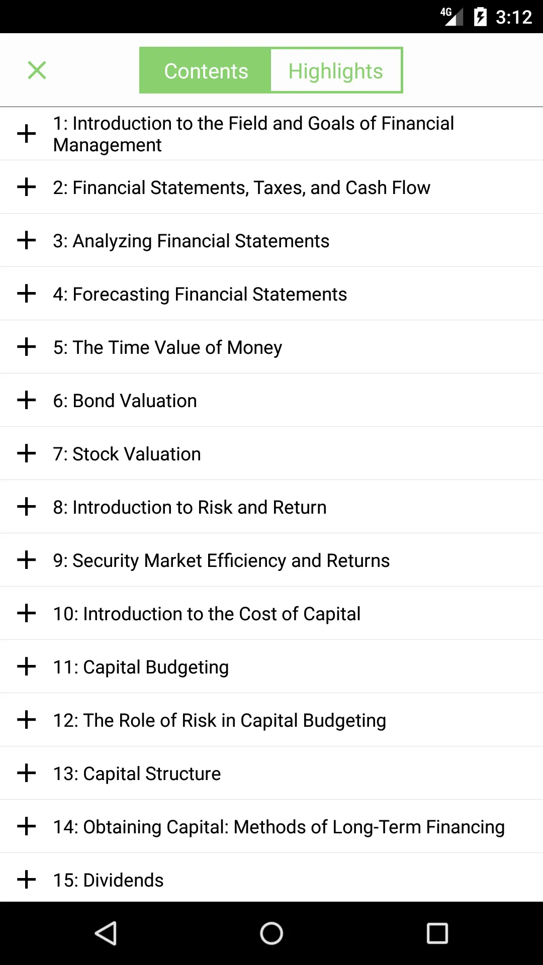 Finance Textbook | Indus Appstore | Screenshot