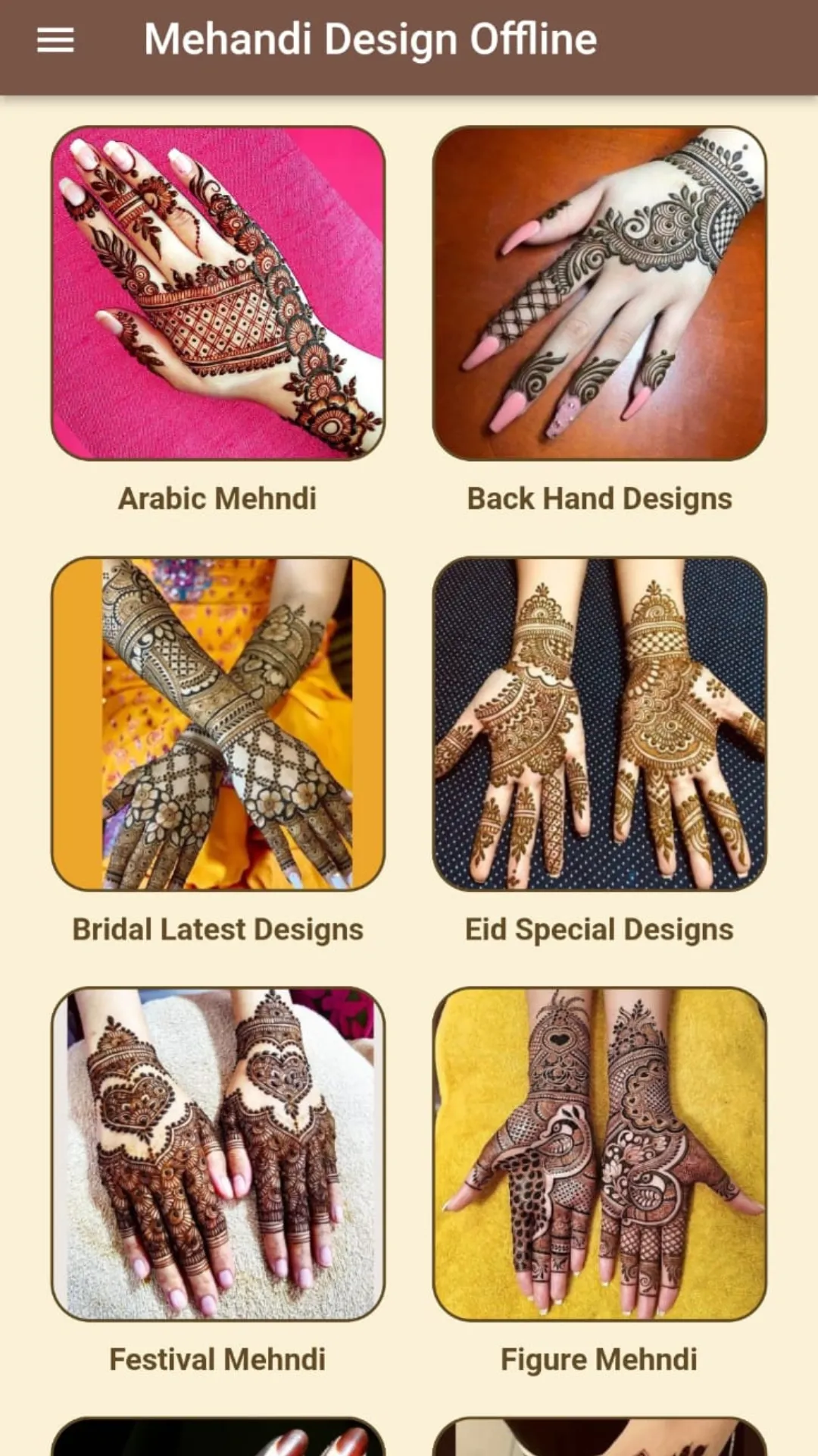 Mehandi Design Offline | Indus Appstore | Screenshot