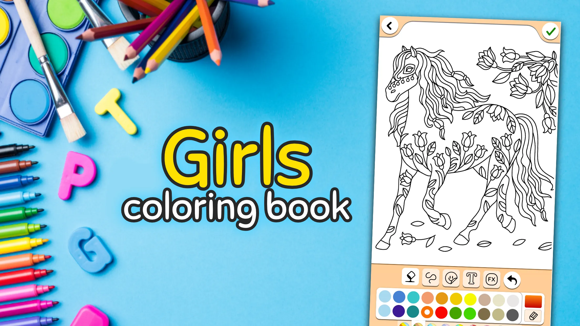 Painting and drawing for Girls | Indus Appstore | Screenshot