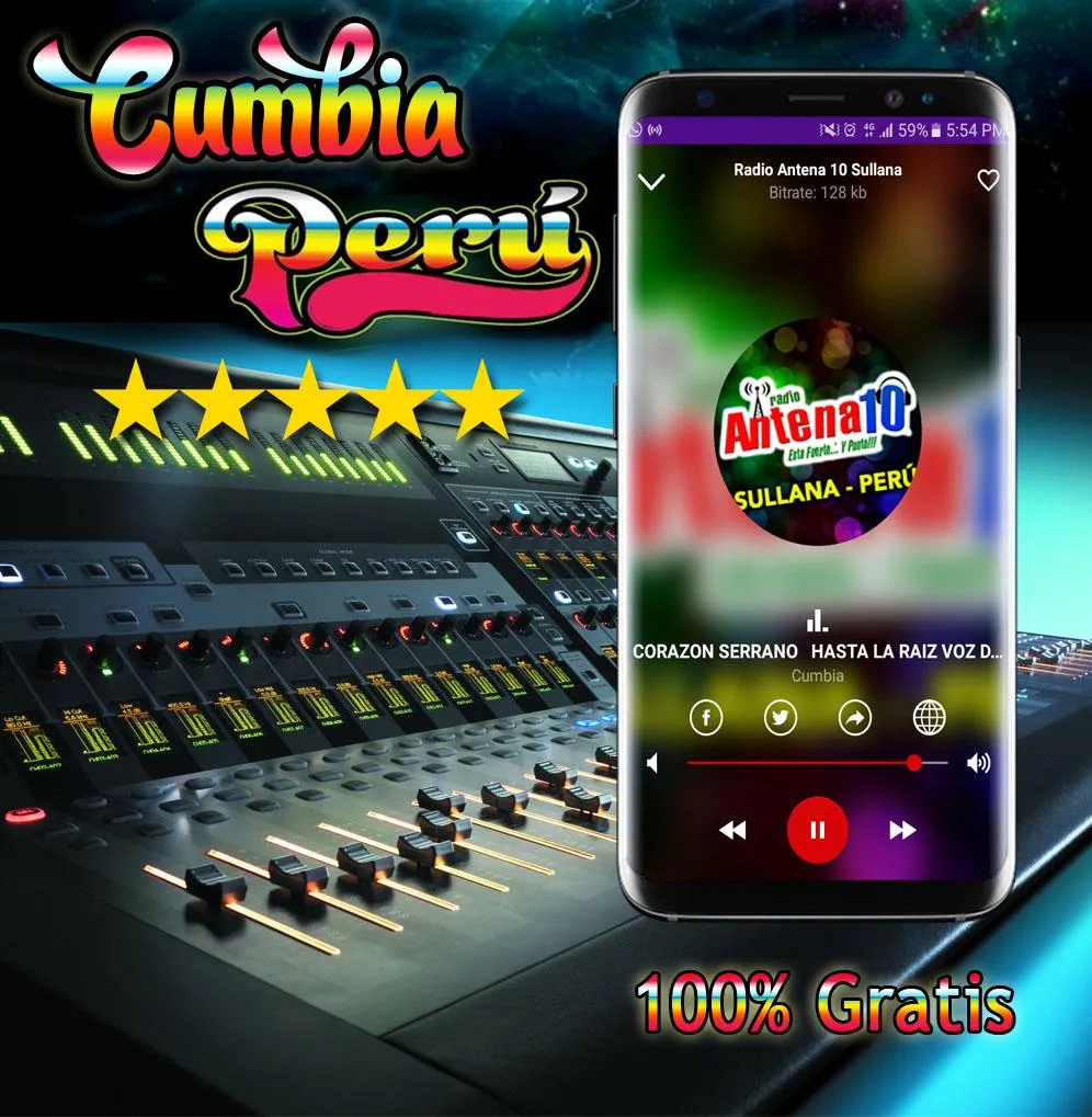 Cumbias Peruanas | Indus Appstore | Screenshot