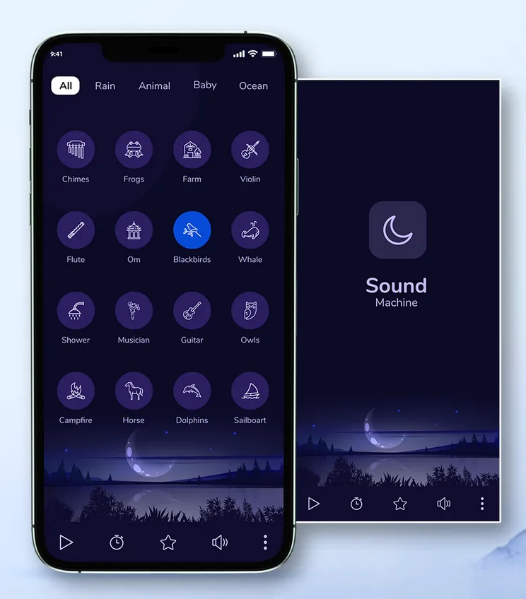 White Noise for Sleeping Sound | Indus Appstore | Screenshot