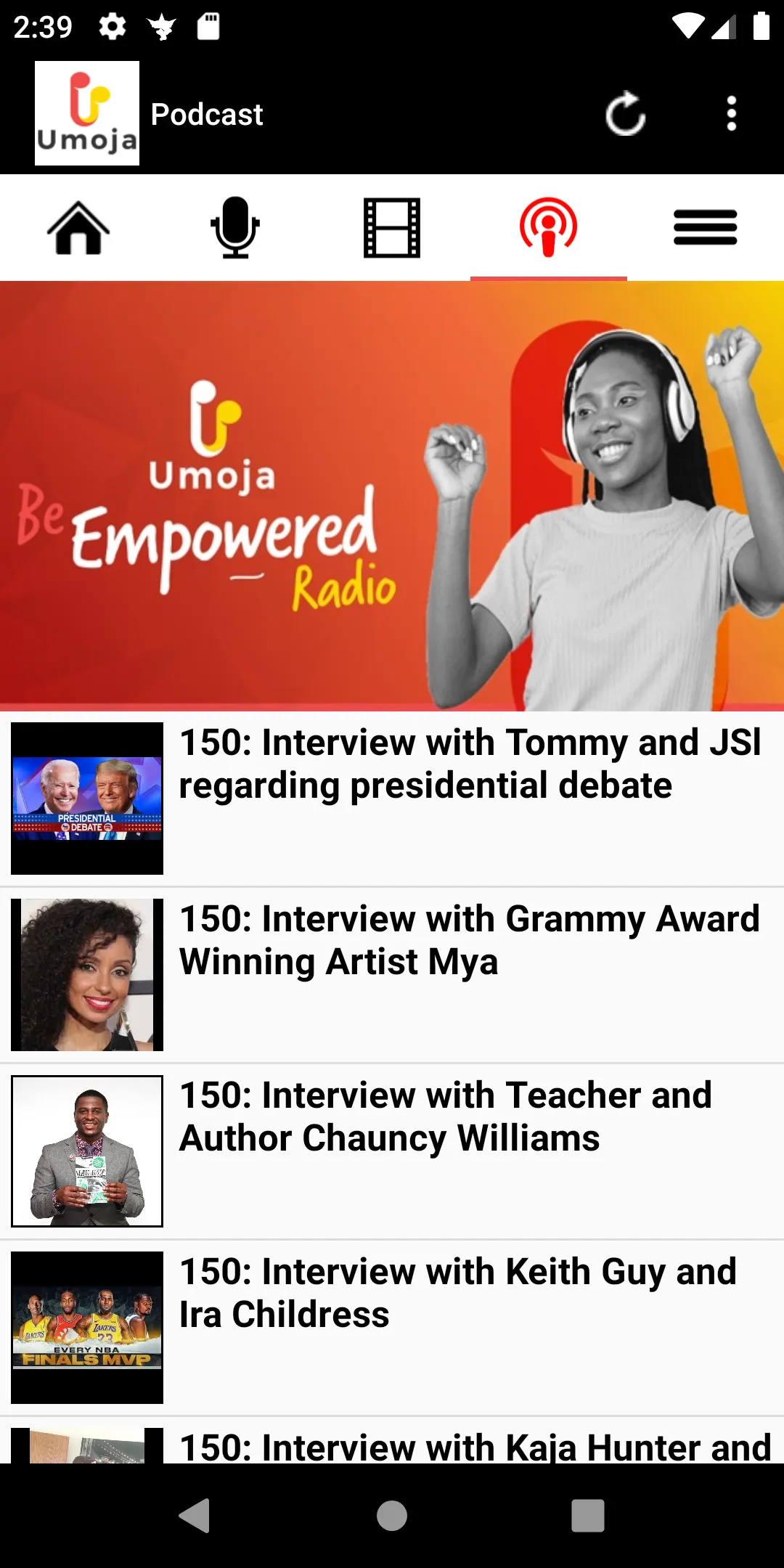 Umoja Radio | Indus Appstore | Screenshot