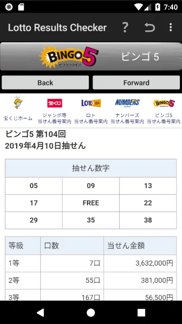 Lotto Player Japan | Indus Appstore | Screenshot