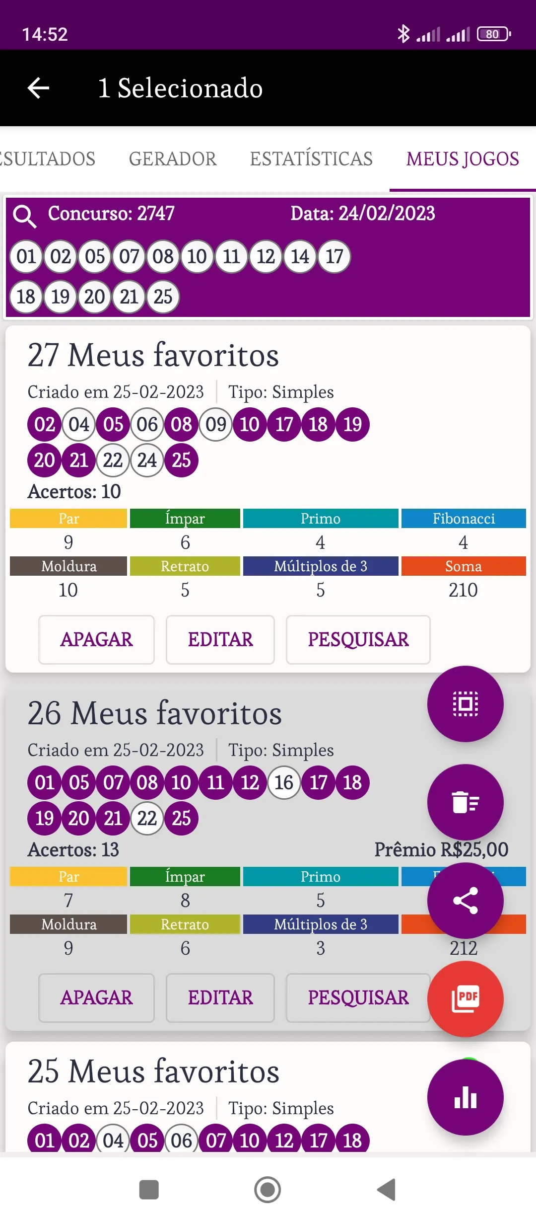 Resultados da Loteria | Indus Appstore | Screenshot