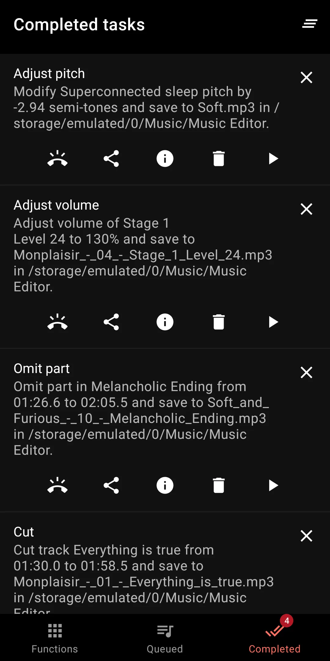 Music Editor | Indus Appstore | Screenshot