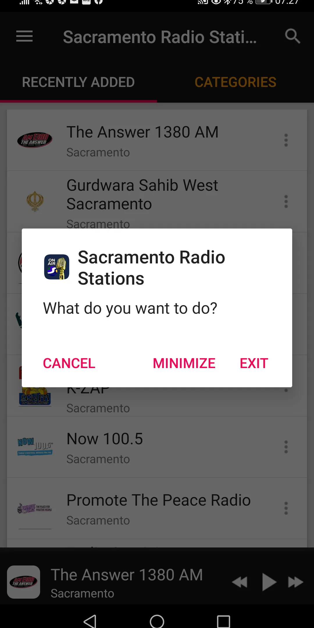 Sacramento Radio Stations, USA | Indus Appstore | Screenshot