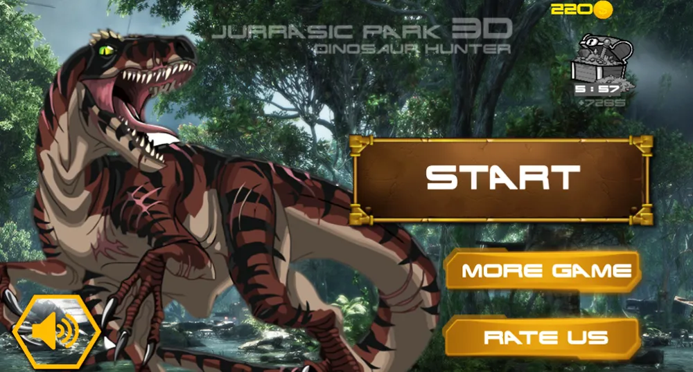Jurassic 3D : Dinosaur Hunter | Indus Appstore | Screenshot