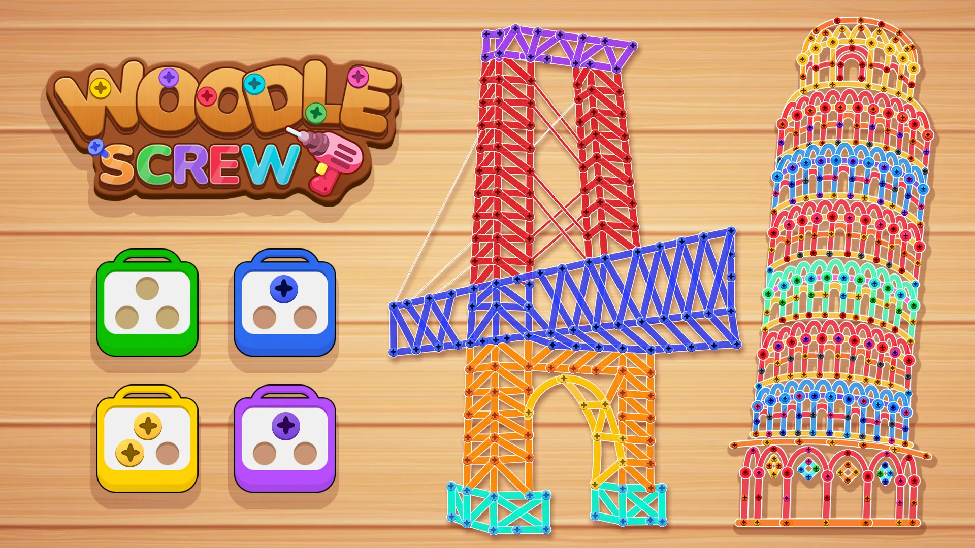 Woodle Screw Jam: Nuts & Bolts | Indus Appstore | Screenshot