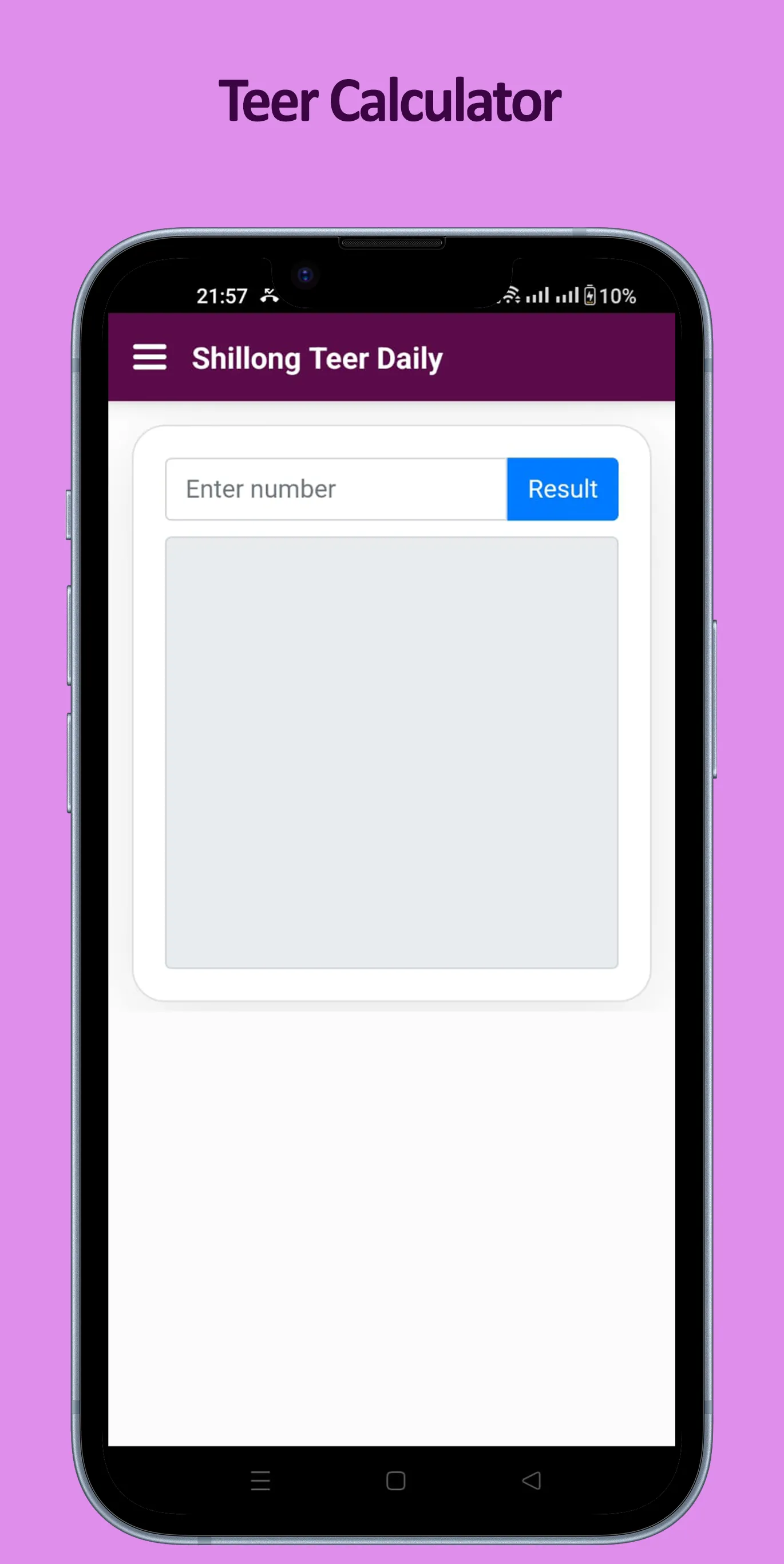 Shillong Teer Daily | Indus Appstore | Screenshot