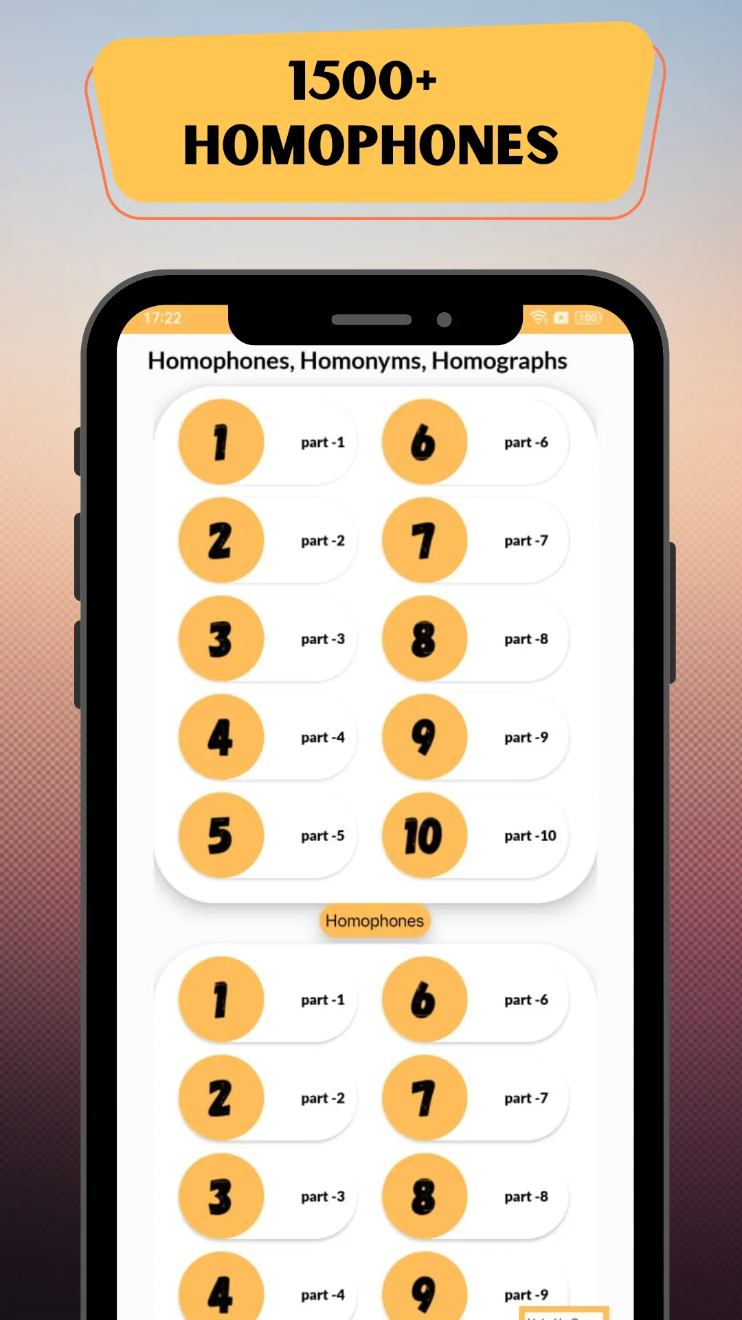 Homophones & Homonyms app | Indus Appstore | Screenshot