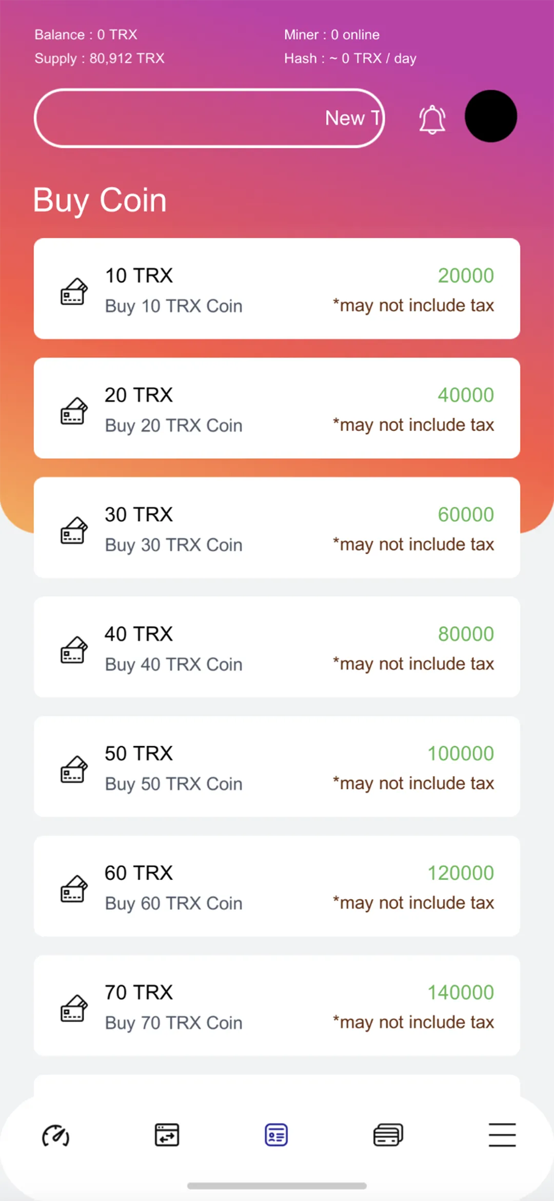 TRX 42 Miner | Indus Appstore | Screenshot