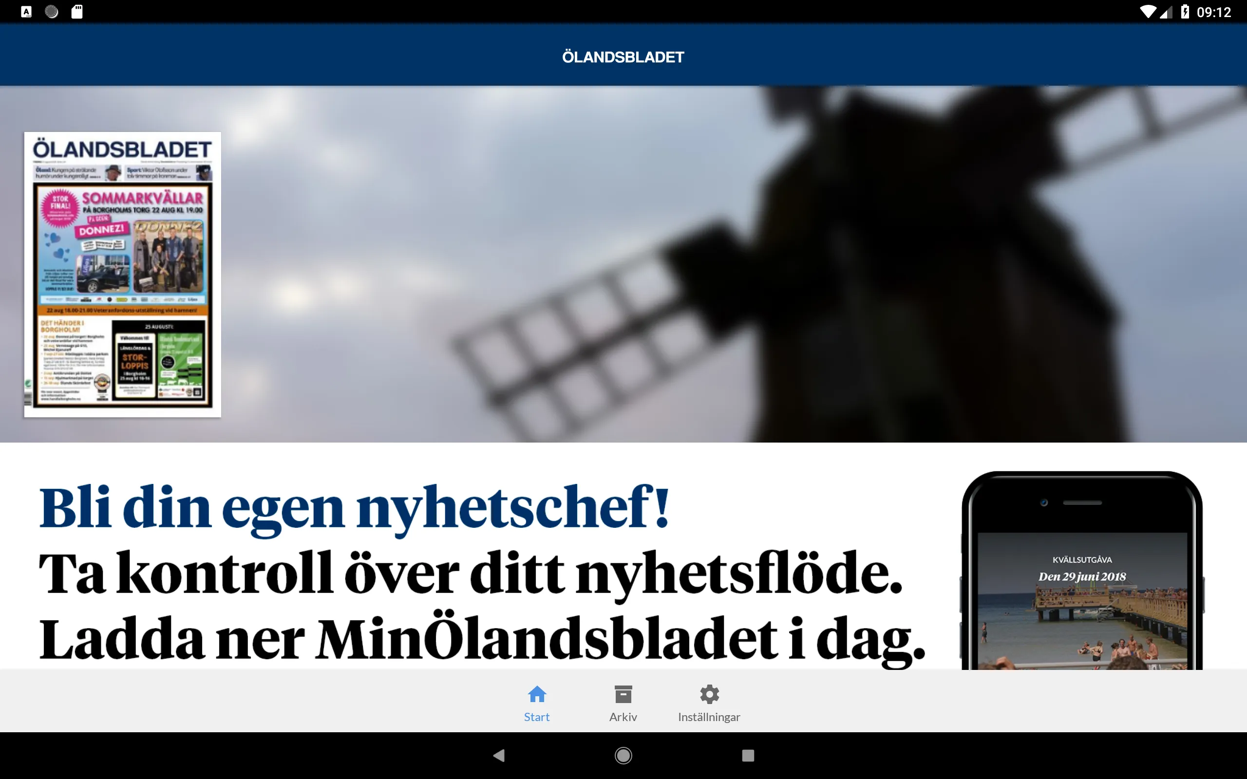 Ölandsbladet | Indus Appstore | Screenshot