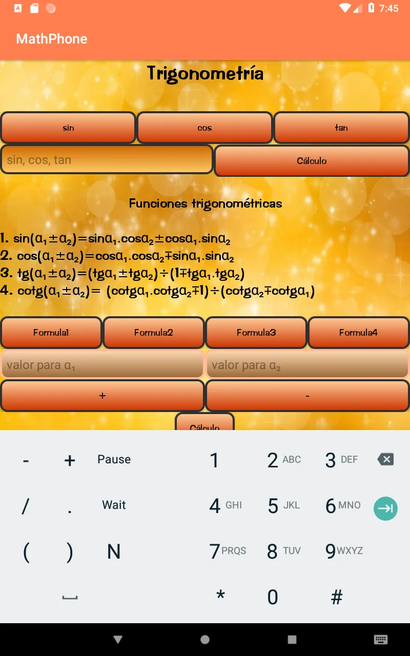 MathPhone Matematica | Indus Appstore | Screenshot