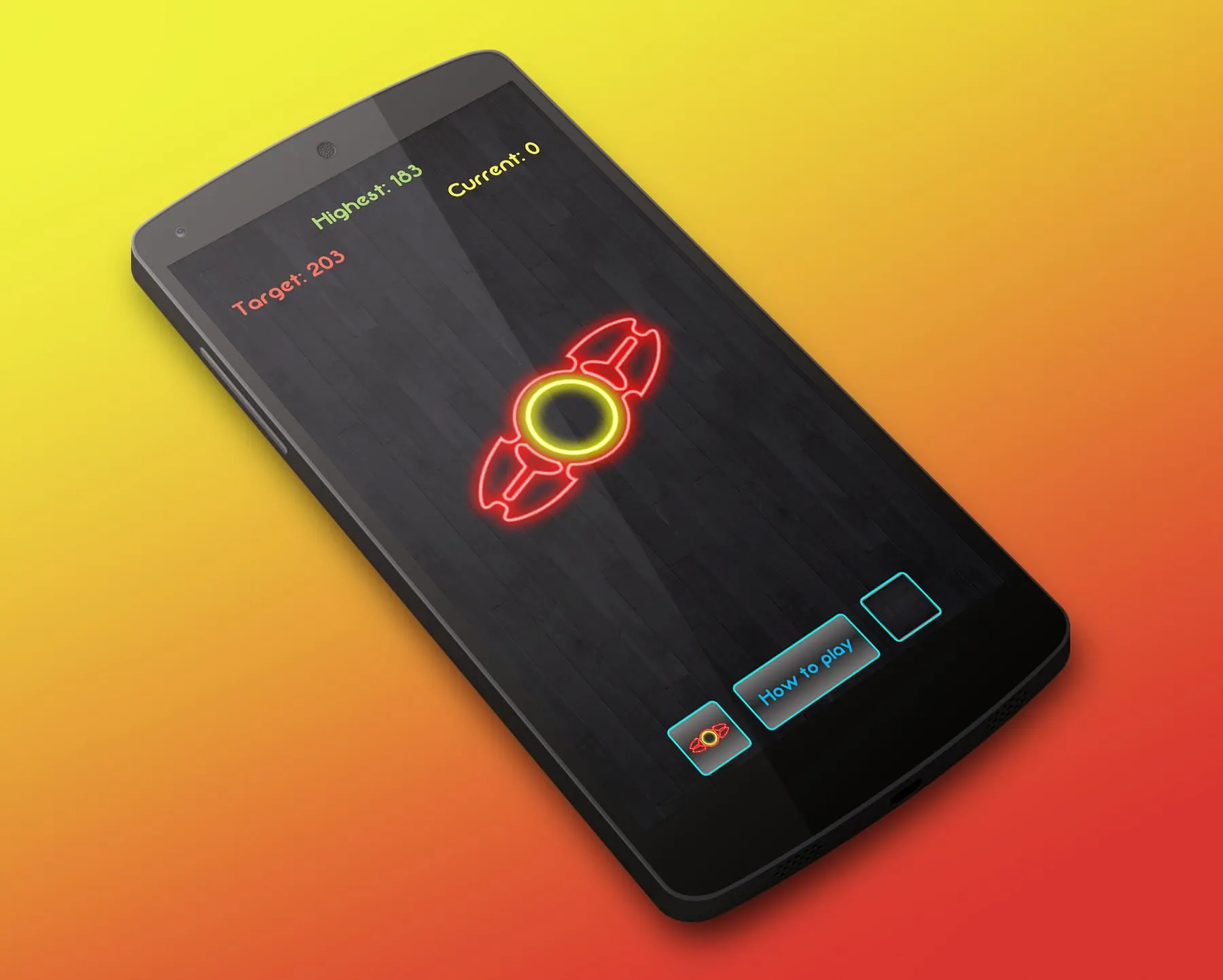 Fidget Spinner Neon | Indus Appstore | Screenshot