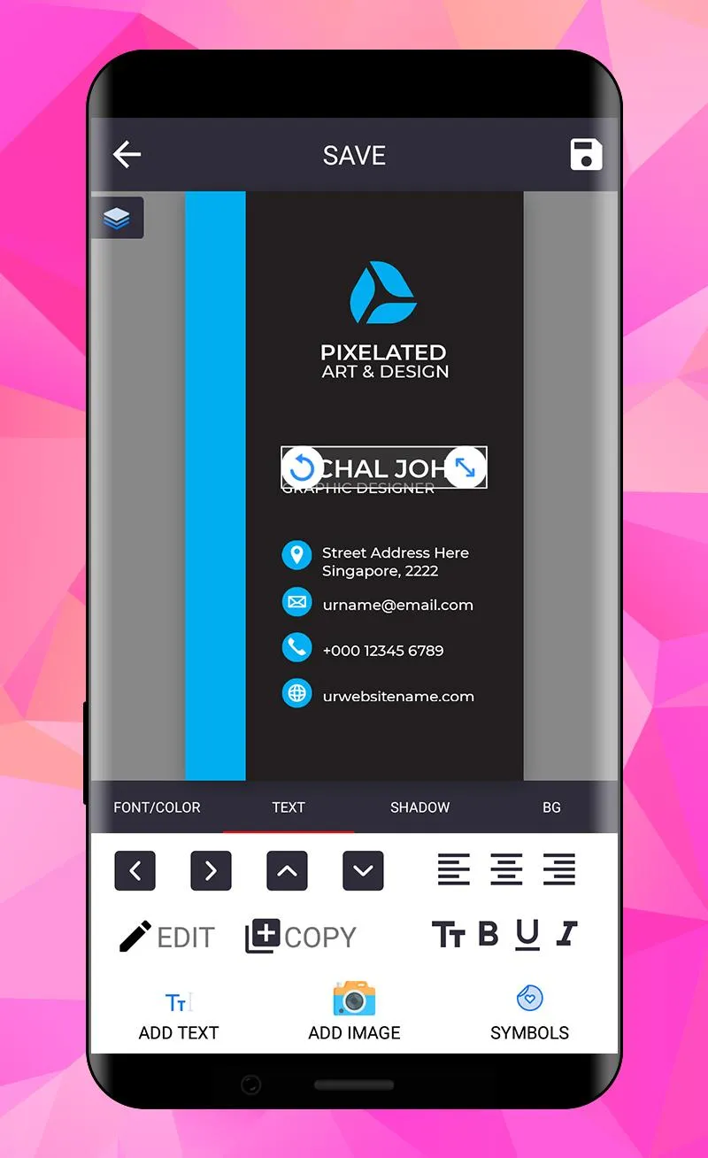 Ultimate Business Card Maker | Indus Appstore | Screenshot