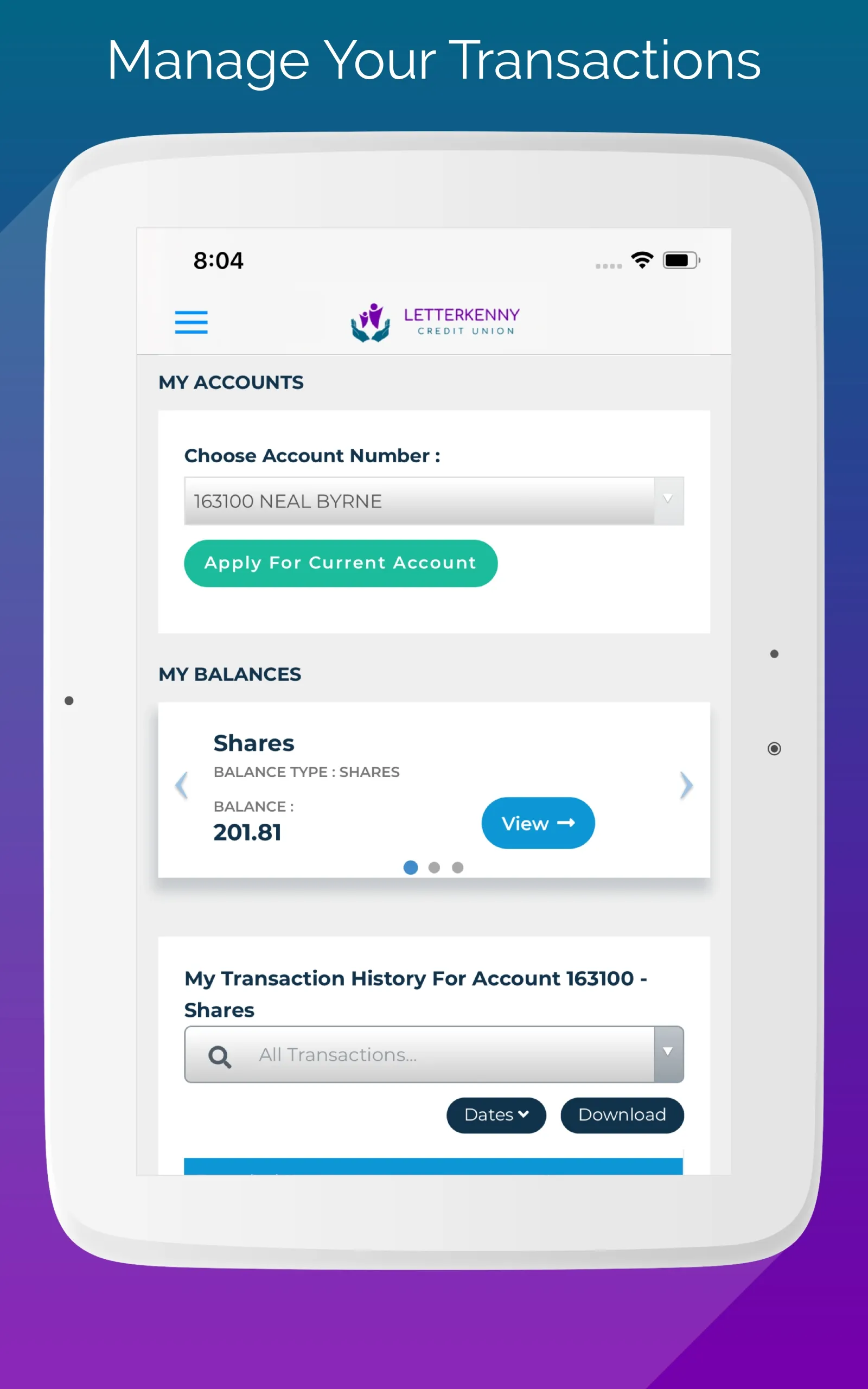 Letterkenny Credit Union | Indus Appstore | Screenshot