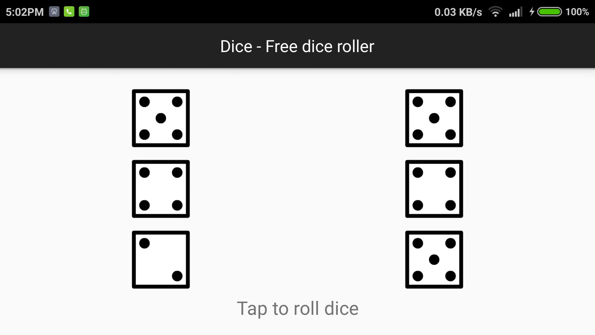 Dice - the dice roller | Indus Appstore | Screenshot