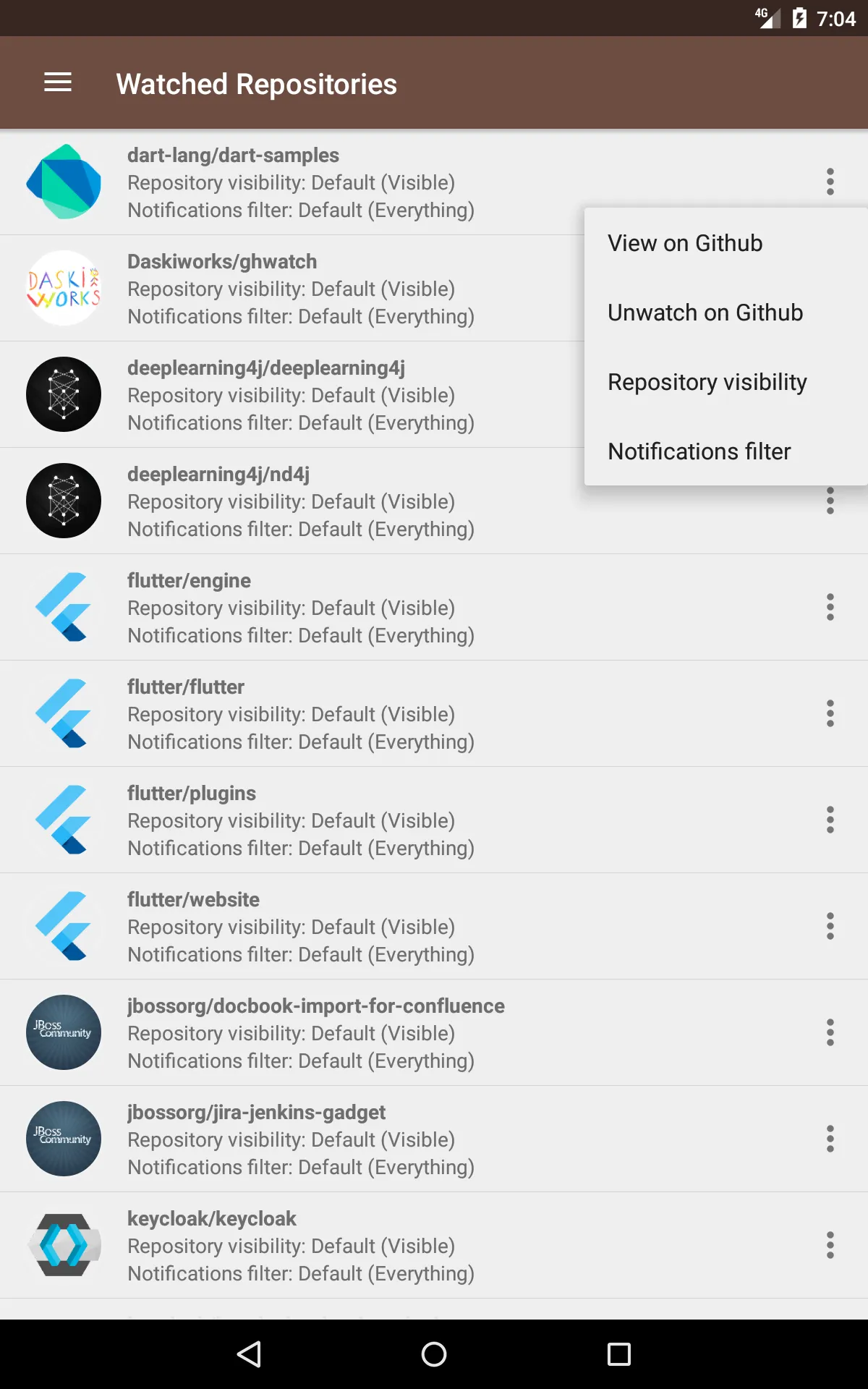 GH::watch GitHub notifications | Indus Appstore | Screenshot