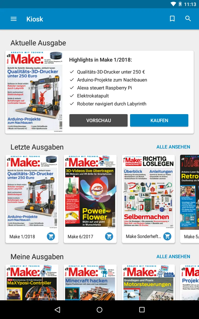 Make: Kreativ mit Technik | Indus Appstore | Screenshot