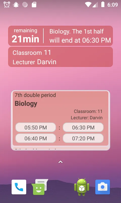 Class Timetable - School, Univ | Indus Appstore | Screenshot